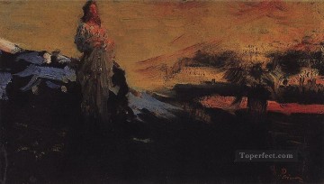 follow me satan 1891 Ilya Repin Oil Paintings